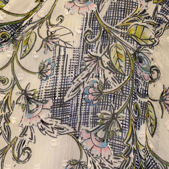 TORRID Mini Clip Dot Chiffon Floral Dress - Picture 9 of 14